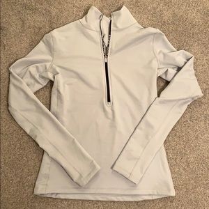 NIKE Pro baby blue workout quarter zip